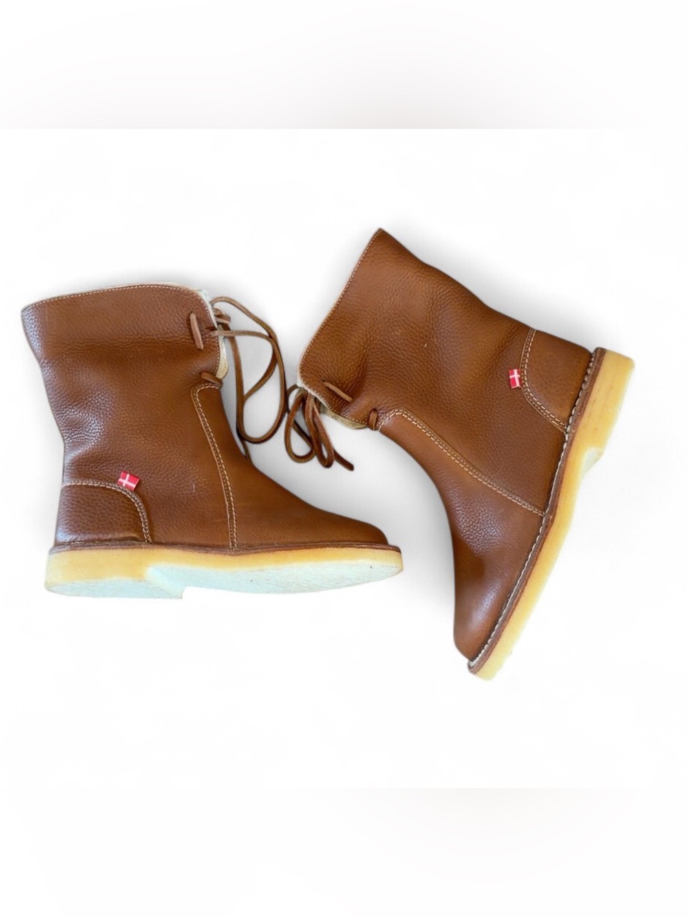 Duckfeet Arhus Leather & Shearling Boots